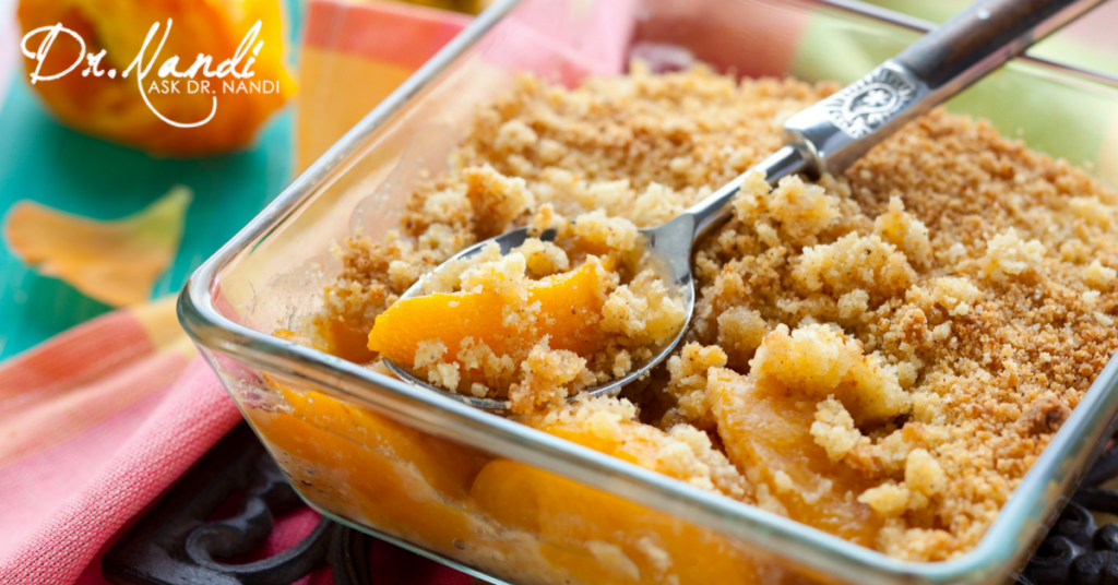 Dr. Nandi's Peach Cobbler