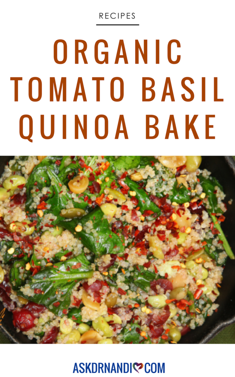 Tomato Basil Quinoa Bake