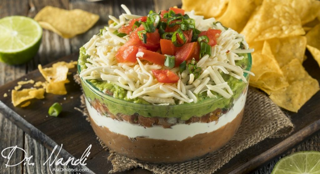 Healthy 7 Layer Bean Dip