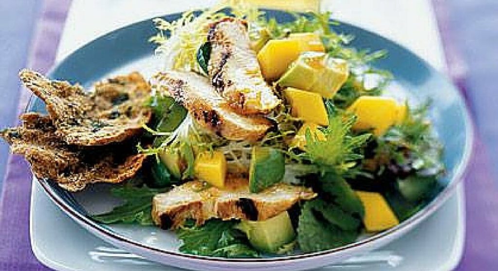Mixed Green Salad with Grilled Chicken