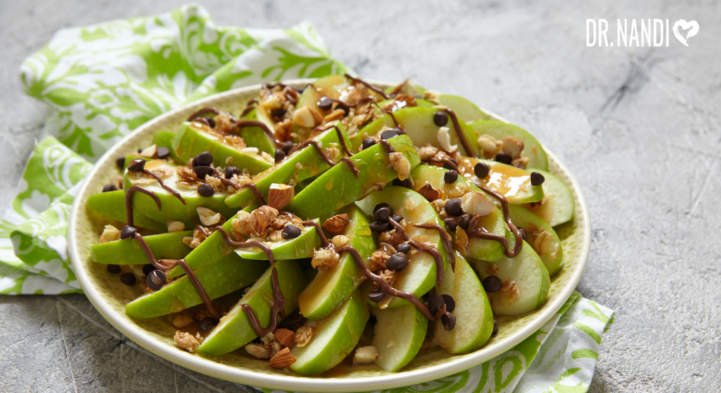 Apples & Dark Chocolate Nachos