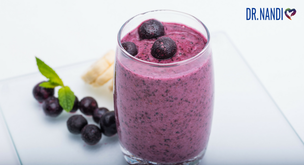 Brain Boosting Blueberry Smoothie