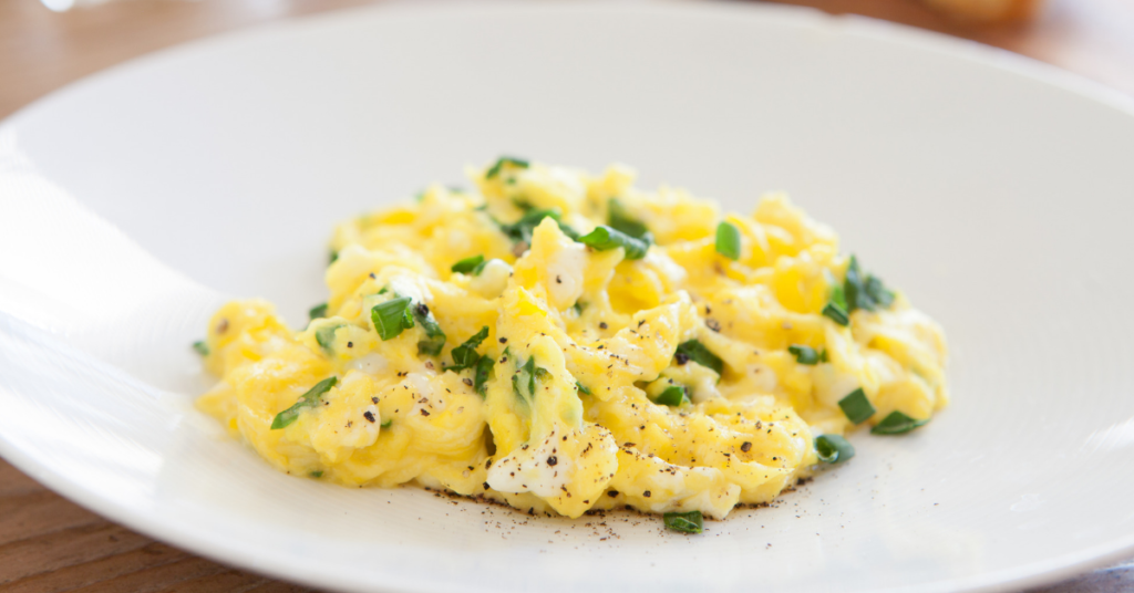 Scrambled Eggs with Spinach