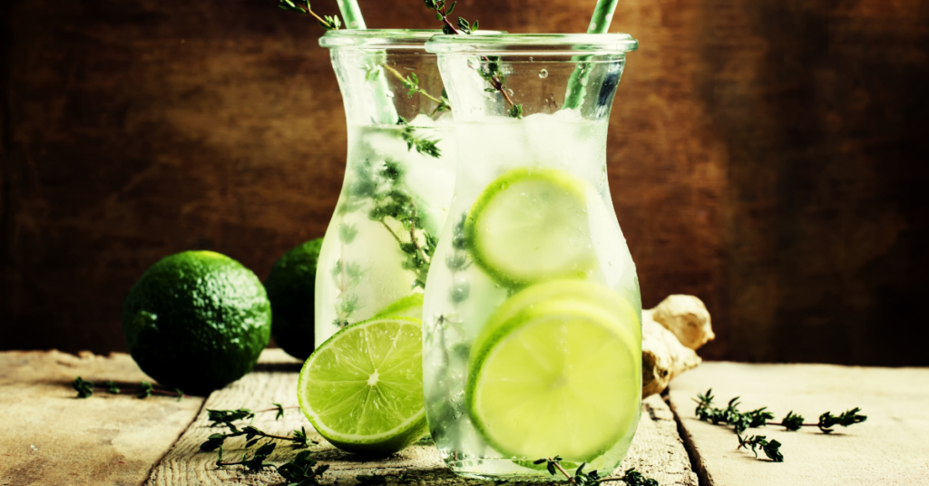 Thyme & Lime Lemonade